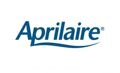 Aprilaire logo with white background