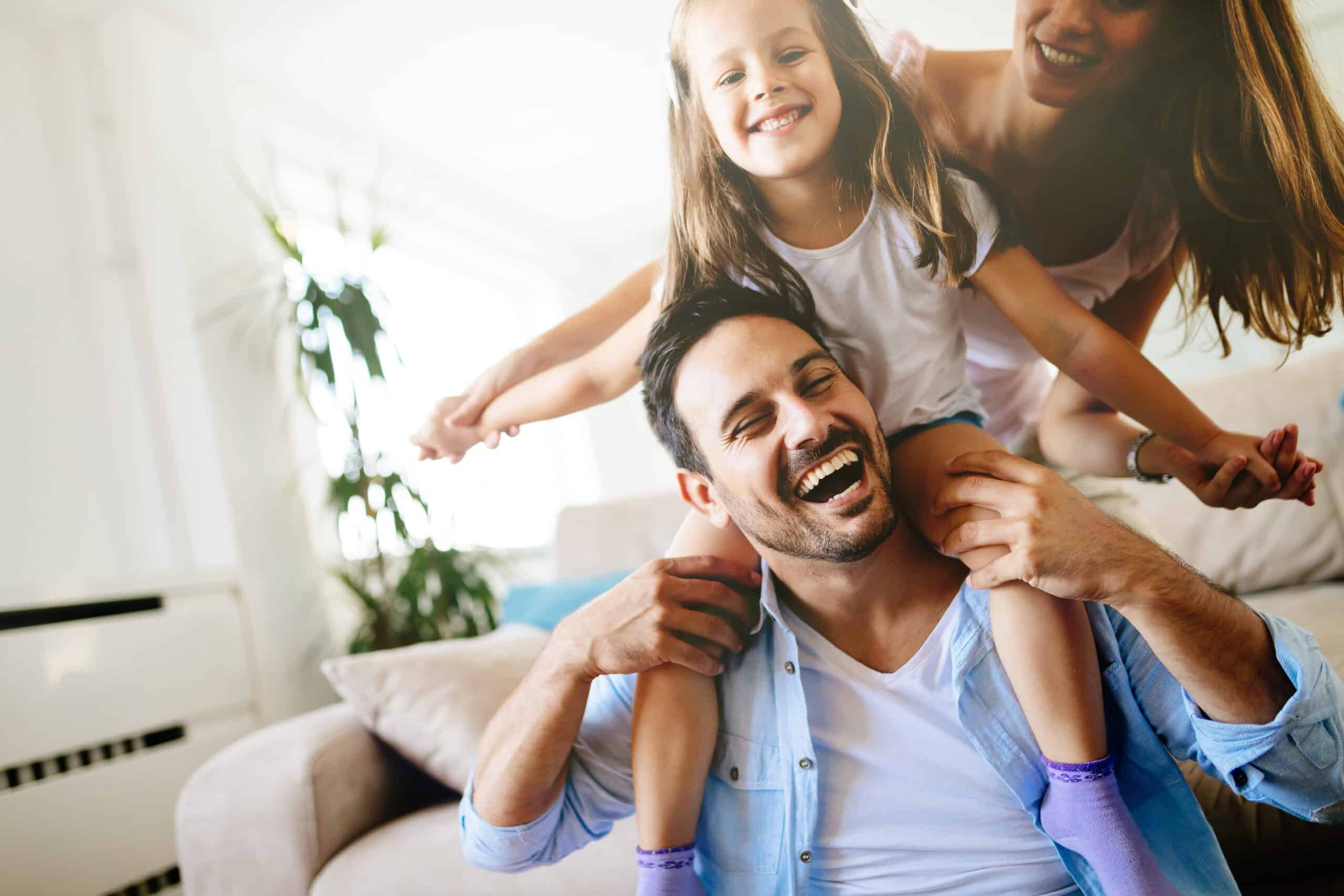 Hudson family enjoying a new HVAC system in their home