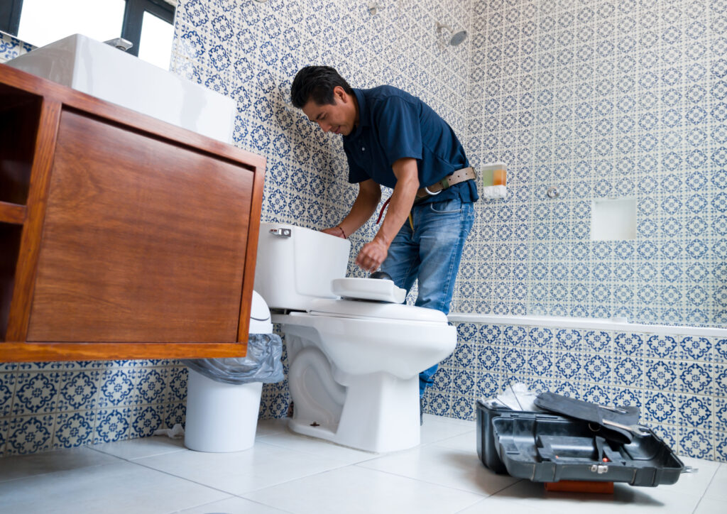 Toilet repair in Akron, OH
